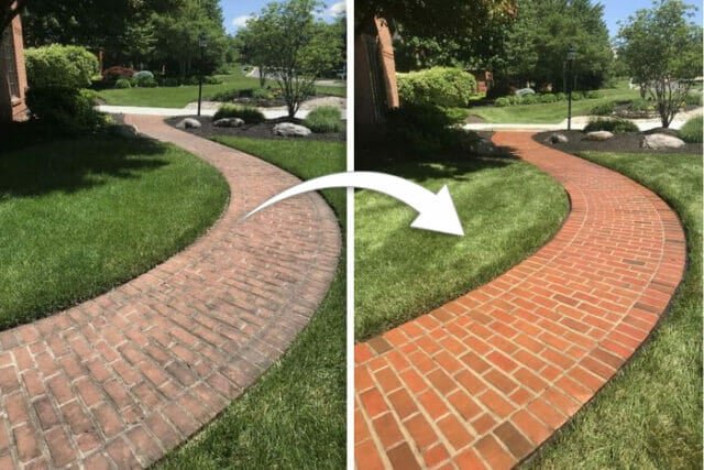 Jetterix Before and After — Driveway Comparison